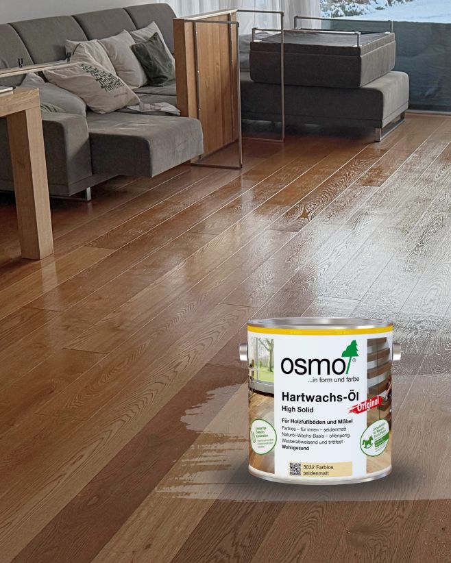 Eine Veränderung, die man sofort sieht. ✨ Der Boden nach der Renovierung mit Osmo Hardwax Öl hat einen neuen Look und...